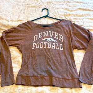 Majestic Denver Broncos Henley Long Sleeve - S